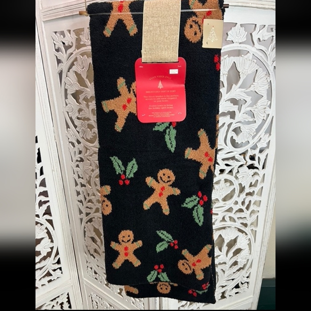 Festive Gingerbread Blanket